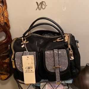 Shiefer Large Rhinestone Bag. New